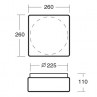 Lina 2 plafoon 260x260mm Lina 2 plafoon 260x260mm