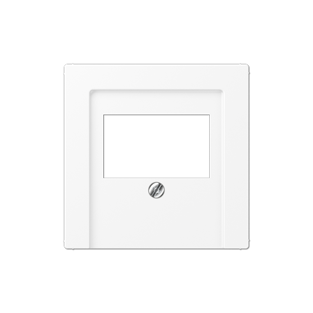 A569PLT loudspeaker / USB center plate matt snow white