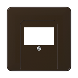 CD569T loudspeaker/USB centre plate brown