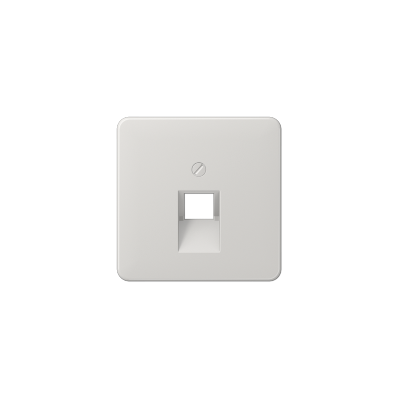 CD569-1UA Centre plate for modular jack sockets lightgray