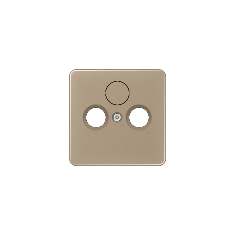 CD561SAT centre plate  for SAT-TV-FM goldbronze