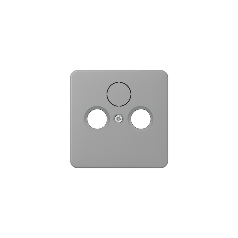 CD561SAT centre plate  for SAT-TV-FM gray