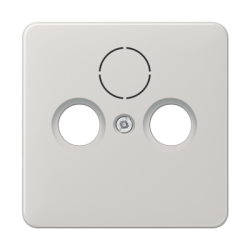 CD561SAT centre plate  for SAT-TV-FM lightgray