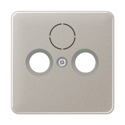 CD561SAT centre plate  for SAT-TV-FM platinum