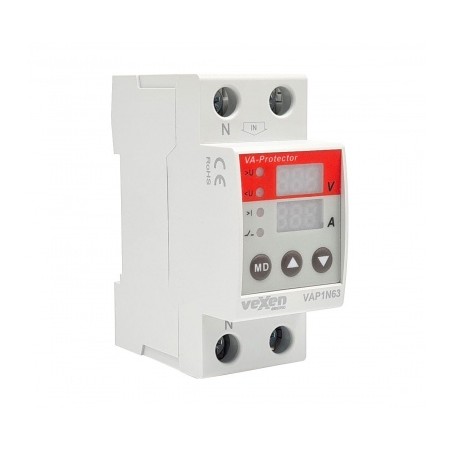 DIGITAL OVERVOLTAGE AND OVERCURRENT PROTECTION RELAY 1CO 63A