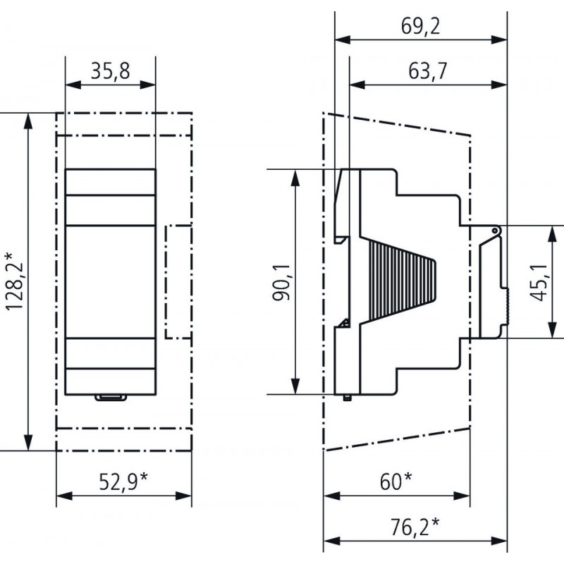 SEL 174 top3 2-channels Astronomical time switch with weekly program