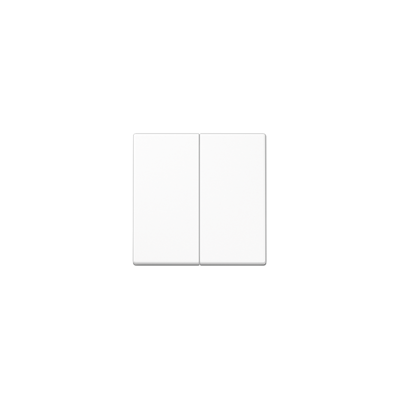 A 1702 dimmer centre plate 2-gang White
