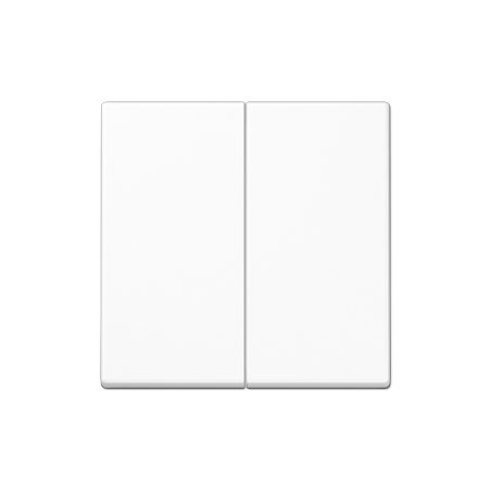 A 1702 dimmer centre plate 2-gang White