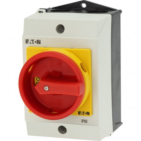 Safety switch surface mounting IP65 red handle