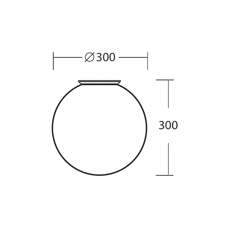Styx 3 300mm luminaire IP65