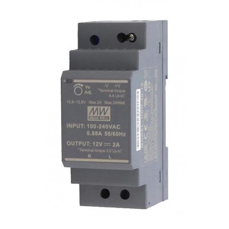 HDR-30 power supply DIN rail