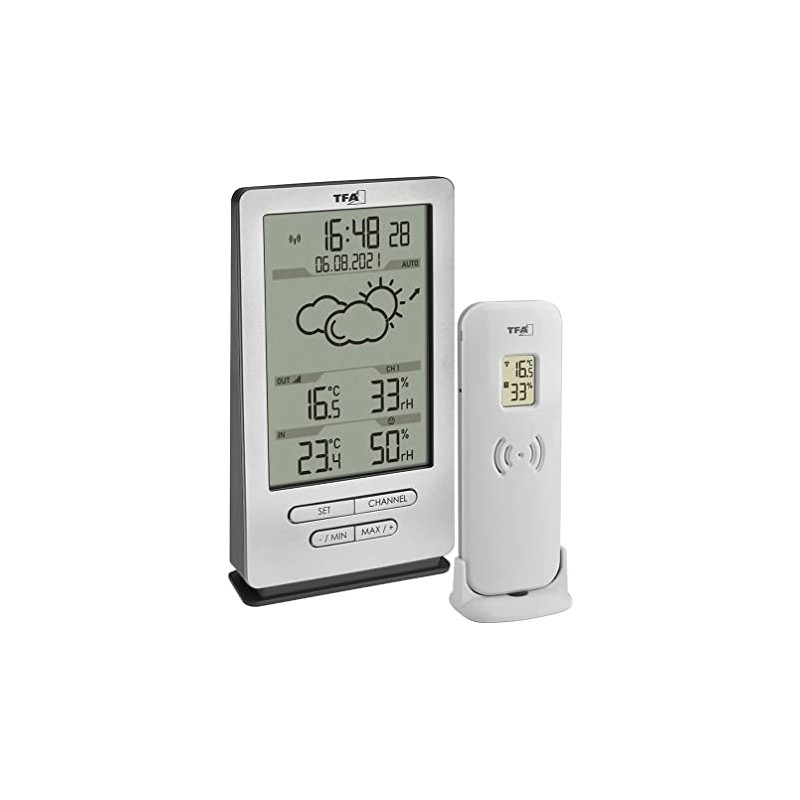 Juhtmevaba termo/hügromeeter/kell