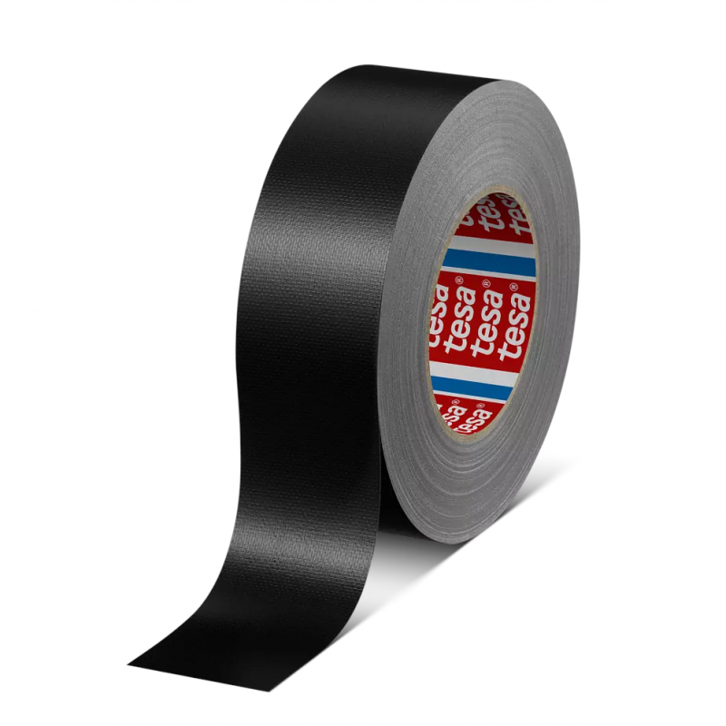 Tekstiilteip Gaffer must 25m x 50mm