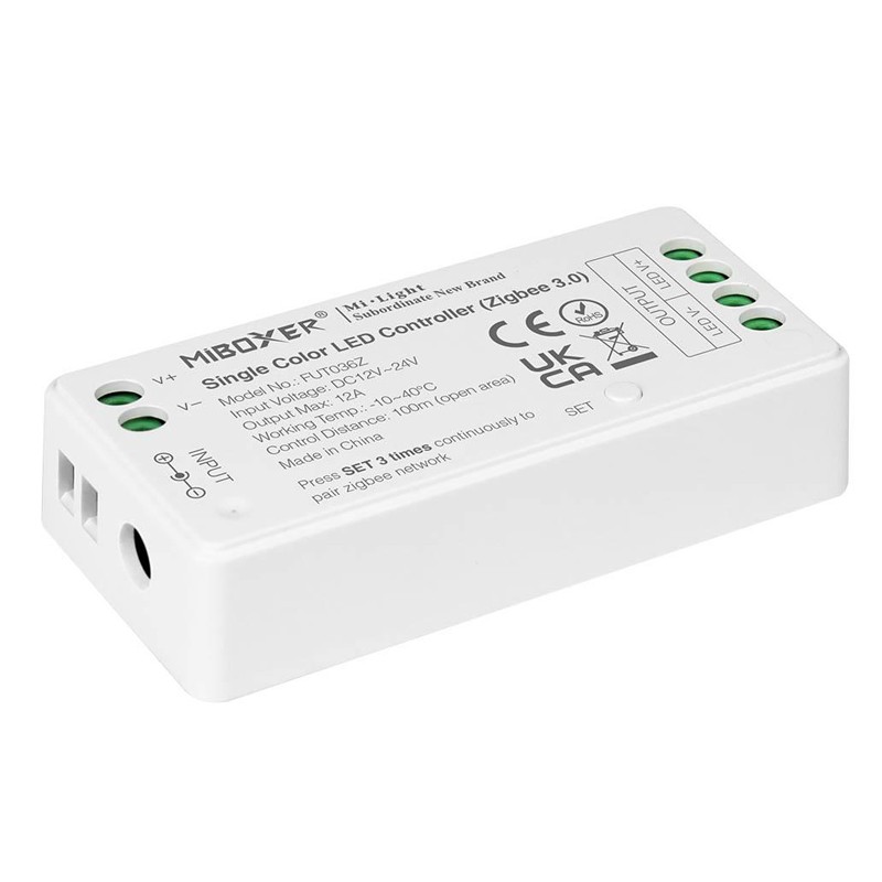 FUT036Z Zigbee Led riba dimmer 12-24V 12A