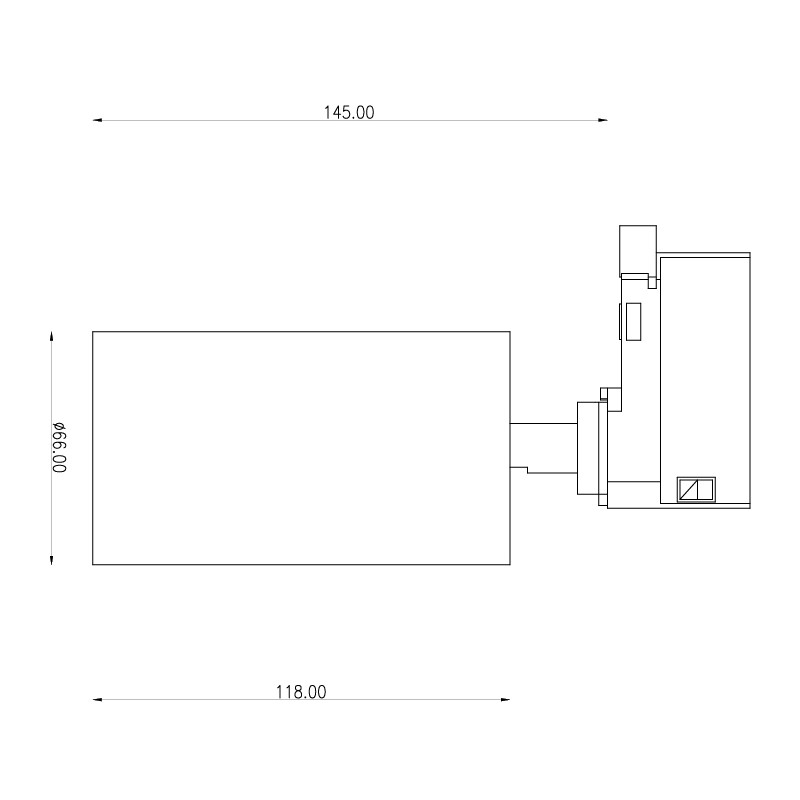 DTP 100 3F siinivalgusti 800lm