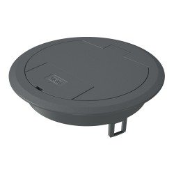 GES R2 7011, põrandakarbi pöördkaas väljaviiguga RAL7011