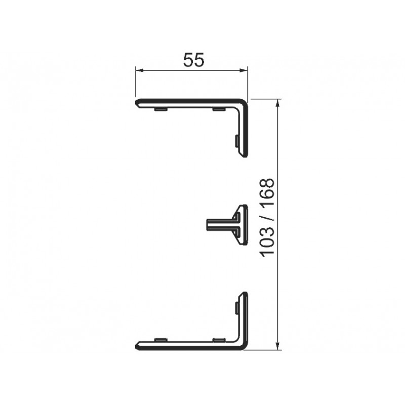 GK-KS45-1RW,Jätkukate Rapid 45-2 100 ja165