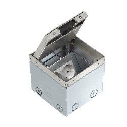 UDHOME2 GV15V, Põrandakarp komplekt pist.pesa 2-ne