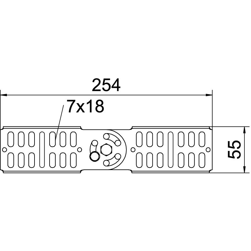 RGV 60 VALGUSTIRENNI VERTIKAALNE JÄTK 60x127mm FS