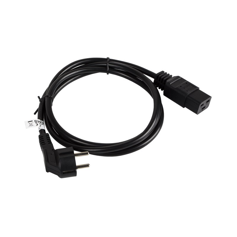 Toitekaabel C19 - schuko pistik 1,8m 16A