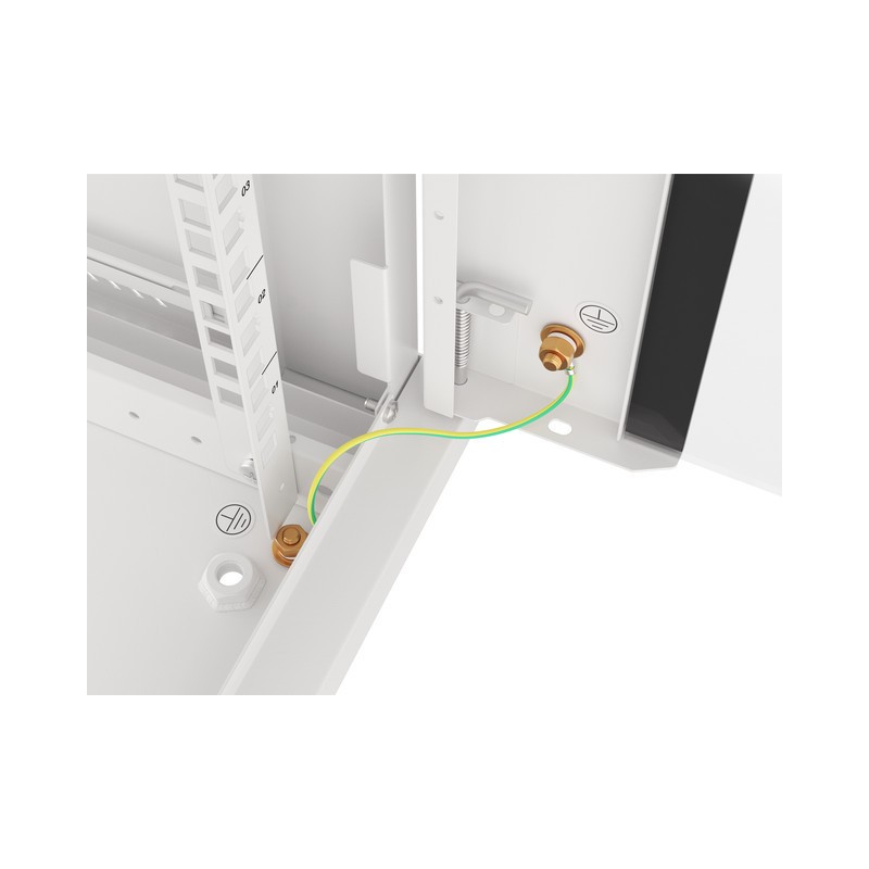 Seinakapp 19" 18U 600x450mm klaasuks