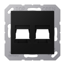 A1569-2WE Keystone center plate graphite black