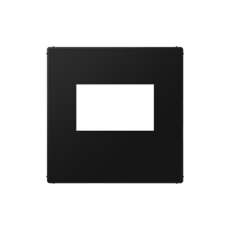 A1569USB loudspeaker / USB center plate matt graphite black