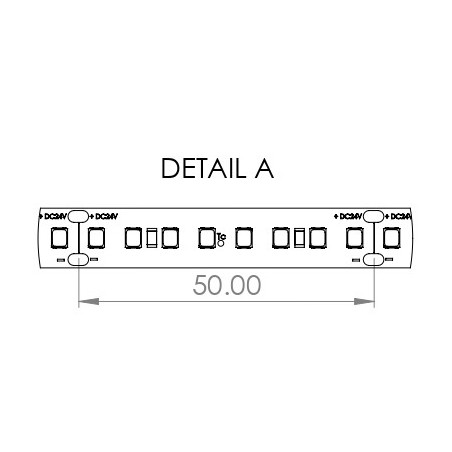 Premium Led riba 10W/m 160led 24V CRI80