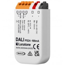DALI PS24 100mA toiteplokk 24V DC toitega