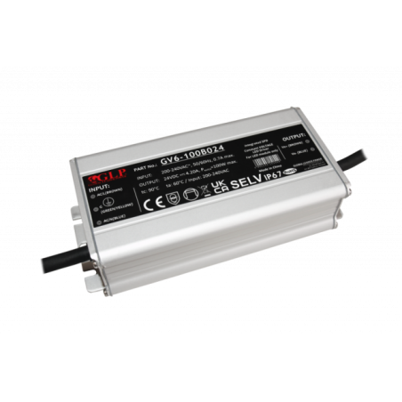 GV6-100 led power supply IP67 12V / 24V DC