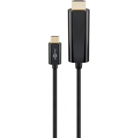 USB-C HDMI kaabel 1,8m must 4k
