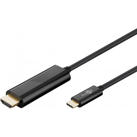USB-C HDMI kaabel 1,8m must 4k