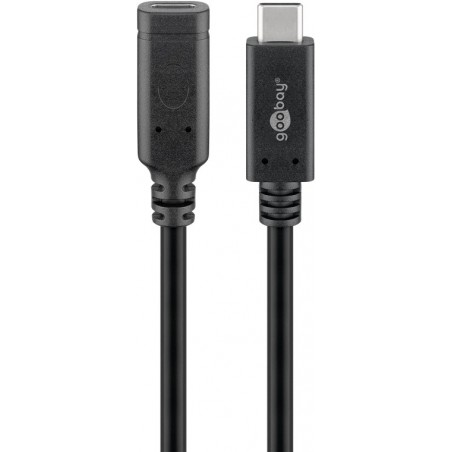 USB-C jätkukaabel 1m