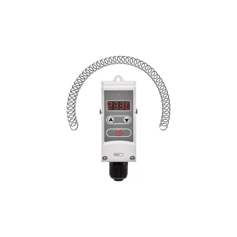 Termostaat torule küte/jahutus 5-90' 5(1,5)A