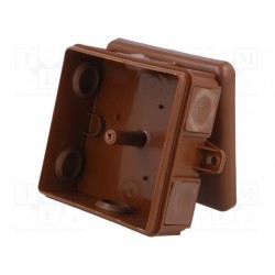 Pindpaigaldatav harukarp 86x86x39 IP55 pruun