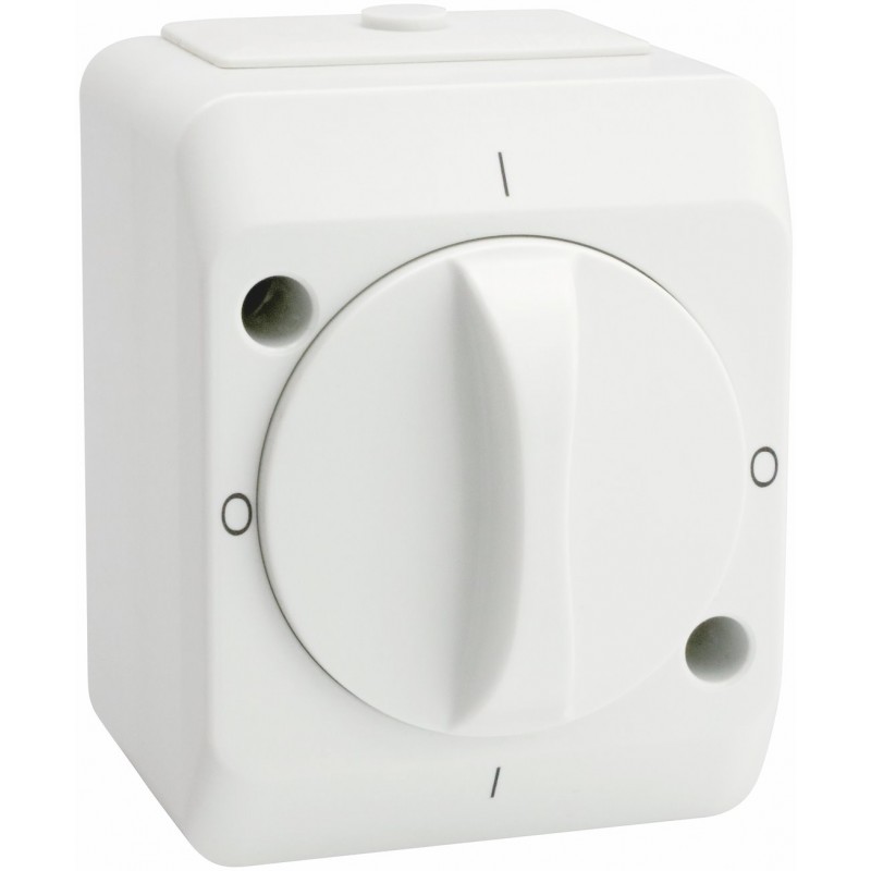 Pöördlüliti IP44 pind. valge Nordic