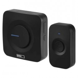 Juhtmevaba uksekell must