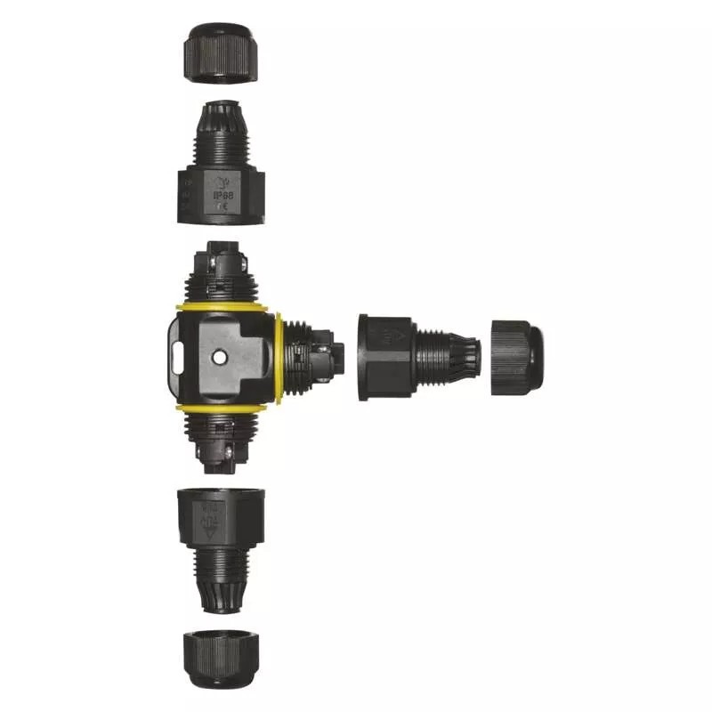 T-jätkumuhv 3x2,5mm² kaablile IP68