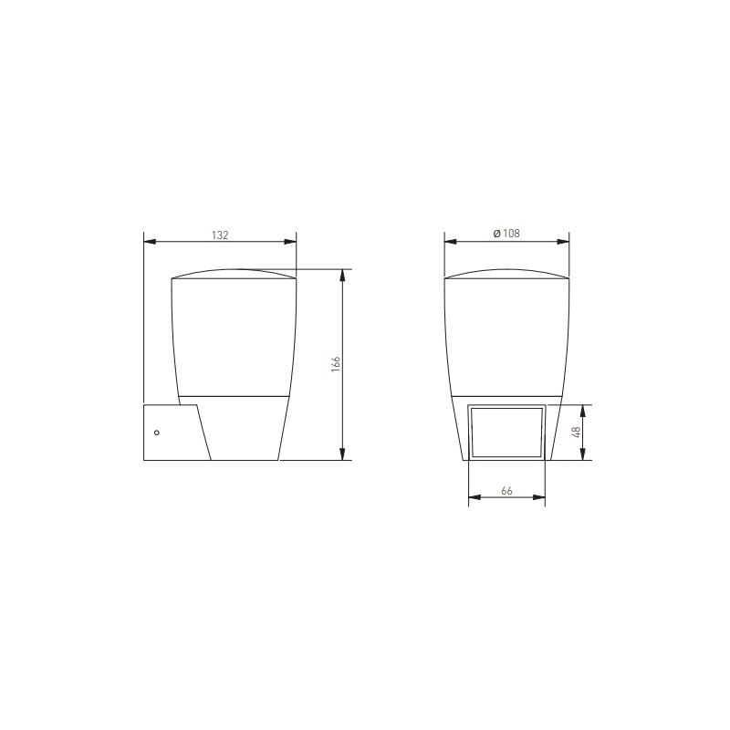 TORO välisvalgusti seinale E27 IP54