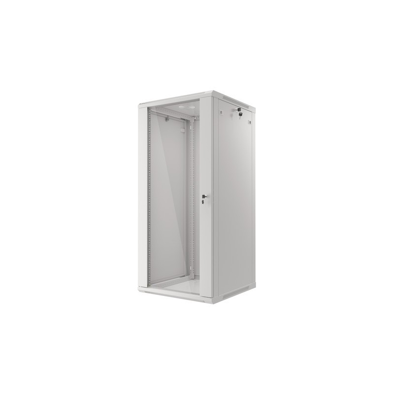 Seinakapp 19" 27U 600x600mm klaasuks