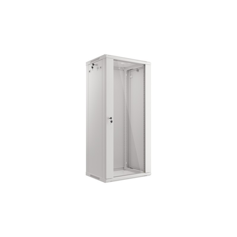 Seinakapp 19" 27U 600x450mm klaasuks