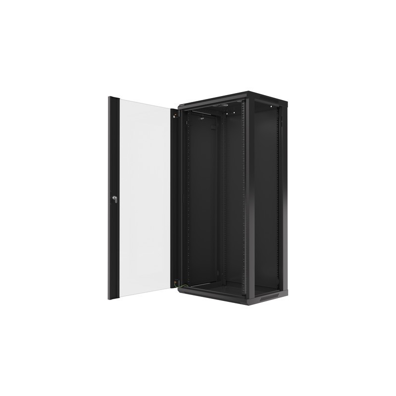 Seinakapp 19" 27U 600x450mm klaasuks