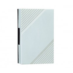 Juhtmestikuga elektomehhaaniline uksekell 8-12V trafo / 4x1,5 patarei GONG 169 Bw