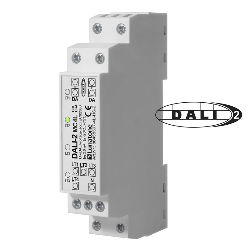 DALI MC-4L control device DIN-rail