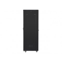 Põrandakapp 19" 37U 800x800mm klaasuks must