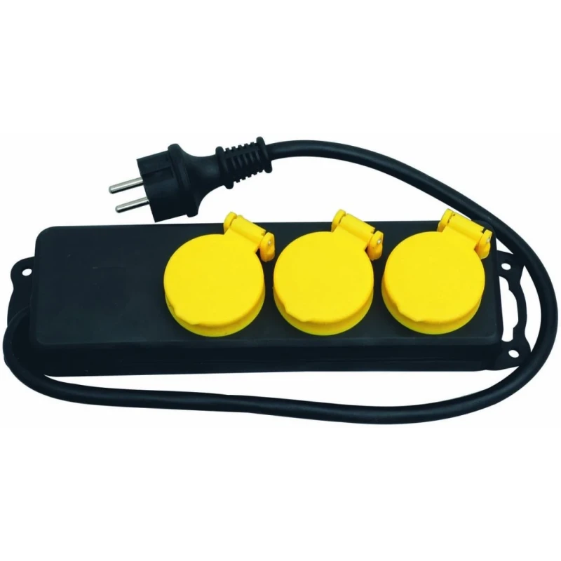 Pikendusjuhe 3 pesa H07RN-F 2,5m IP44