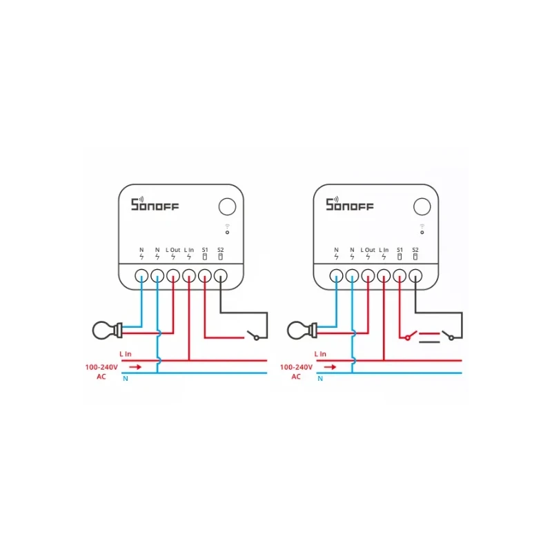 MiniR4 WiFi relay 10A Sonoff