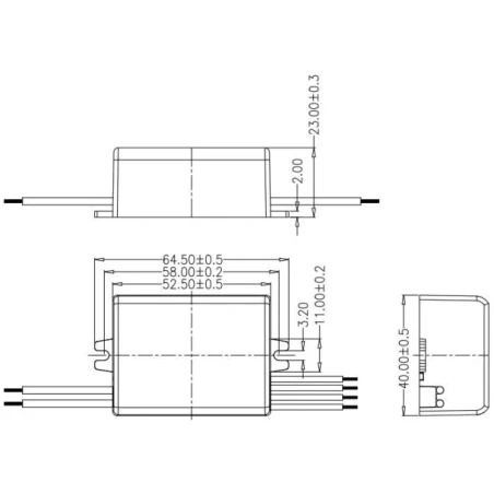 Led Driver 10W 150-500mA DALI2 dimm NFC