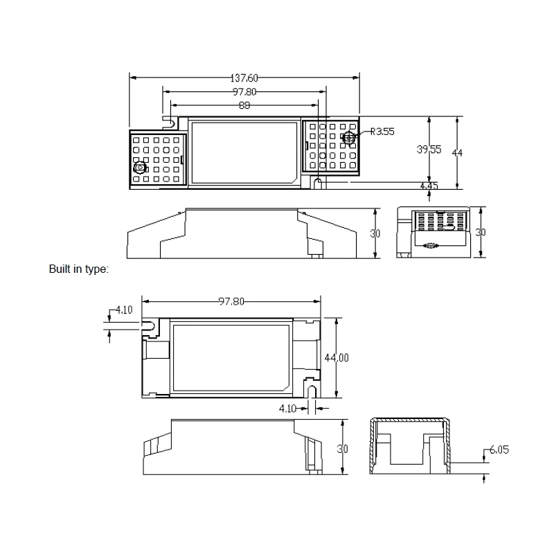 Led Driver 20W ConstantCurrent Triac dimmable