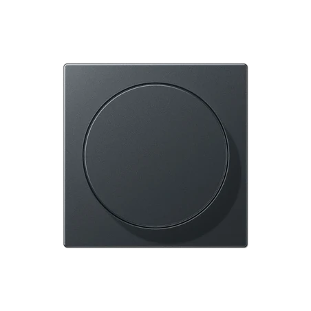 A1740 dimmer center plate matt-anthracite